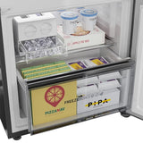 Haier 325 Litres 3 Star Frost Free Double Door Bottom Mount Convertible Refrigerator with Triple Inverter Technology (HRB-3753BBS-P, Brushline Silver)