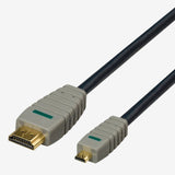 Bandridge BVL1702 2 m 4K, High Speed HDMI Micro to HDMI Ethernet Connector