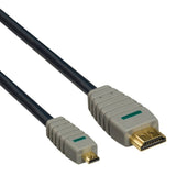 Bandridge BVL1702 2 m 4K, High Speed HDMI Micro to HDMI Ethernet Connector