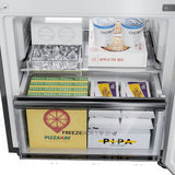 Haier 325 Litres 3 Star Frost Free Double Door Bottom Mount Convertible Refrigerator with Triple Inverter Technology (HRB-3753BBS-P, Brushline Silver)