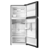 Toshiba Refrigerator, 411 L, 2 Star, Air Fall Cooling, Black Glass, GR-RT559WE-PGI(22)