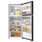 Toshiba Refrigerator, 411 L, 2 Star, Air Fall Cooling, Black Glass, GR-RT559WE-PGI(22)