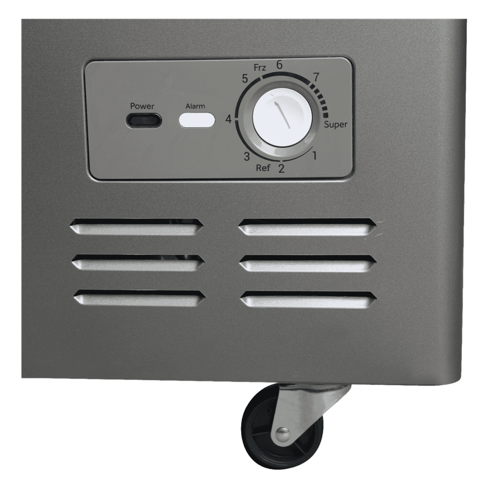 Haier Titanium 345 Litres 5 Star Double Door Deep Freezer with Stabilizer Free Operation (HFC-345DME5, Grey)