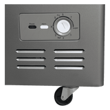 Haier Titanium 345 Litres 5 Star Double Door Deep Freezer with Stabilizer Free Operation (HFC-345DME5, Grey)