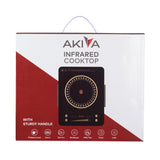 AKIVA 2200W Infrared Induction Cooktop with Steel Grill AKV03INF