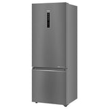 Haier 325 Litres 3 Star Frost Free Double Door Bottom Mount Convertible Refrigerator with Triple Inverter Technology (HRB-3753BBS-P, Brushline Silver)