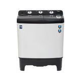 Midea Washing Machine Semi Automatic 7.0 KG Plastic Lid Black White,MWMSA070PPG(KW)/MWMSA070PDX(KW)