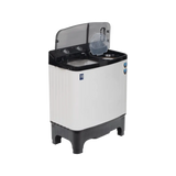 Midea Washing Machine Semi Automatic 7.0 KG Plastic Lid Black White,MWMSA070PPG(KW)/MWMSA070PDX(KW)