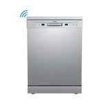 Midea 13 Place Setting, Freestanding Dishwasher, iOT enabled, MDWPF1301(SS)-WG, Silver