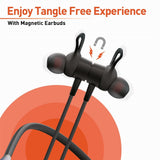 Reconnect Drip Bluetooth Neckband, Up to 16 hrs playtime, Voice Assistant Compatible, Multi Connect Function, Swift Charging, Black