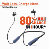 Reconnect Drip Bluetooth Neckband, Up to 16 hrs playtime, Voice Assistant Compatible, Multi Connect Function, Swift Charging, Black