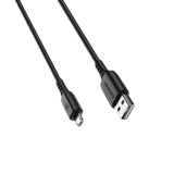 Reconnect USB A to C Braided Cable BLACK