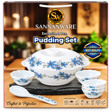 Sannanware Dine Smart Melamine Pudding Set (9 Pieces)