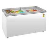 Haier 500 Litres Glass Top Deep Freezer, White Colour - HFC-575GM5