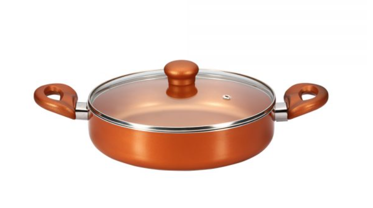 BUTTERFLY MATCHLESS GOLD SAUTE PAN 250 MM W/GL