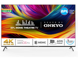 BPL 138 cm (55 inch) 4K Home Theatre Onkyo TV with Dolby Audio, 55UE7340, Black