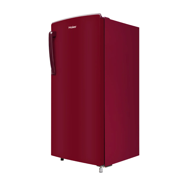 Haier-HRD-2061SBR 185 L,1 Star, Red Mono Finish Direct Cool Single Door Refrigerator