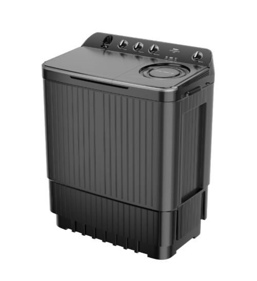 Haier 10 Kg Semi Automatic Top Load Washing Machine, HTW100-196BK ( Black )