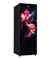 Haier 240L 2 Star Frost Free Double Door Refrigerator (HRF-2902EWGA-P, Wave Glass)
