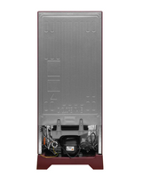 Haier 190L 5 Star Red Ivy Single Door Refrigerator with Base Drawer, Inverter Compressor HRD-2115PRIA-N