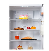 Haier Double Door Refrigerator 358 Litres Convertible 2 Star Inverter HRF-4082BLUSA-P Ultramarine Steel | Convertible 2 Star Inverter,Digital Display,1 Hour Icing Technology