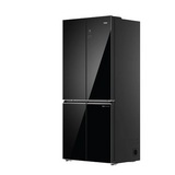 Haier Lumiere 520 Litres 3 Star Frost Free French Door Smart Wifi Enabled Refrigerator with Colorful Digital Display Panel (HRB-600KGU1, Black Glass)