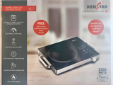 Kenstar 2200 W Radiant Cooktop Infrared Induction with Jog Dial, Touch Panel (Silver, Black, INFRA STOV 22)