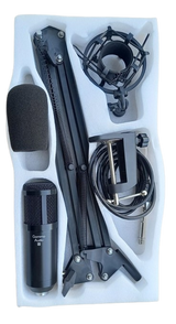 Gommo Audio Bajaao Microphone Boom Scissor Extendable Arm Stand for Dynamic & Condenser Microphone with Table Mounting Clamp