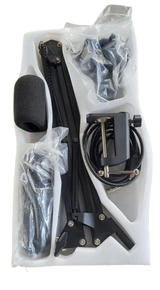 Gommo Audio Bajaao Microphone Boom Scissor Extendable Arm Stand for Dynamic & Condenser Microphone with Table Mounting Clamp