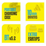 ZEBRONICS Zeb Sound Bomb 2 TWS Wireless Earbuds Bluetooth (Black, True Wireless)