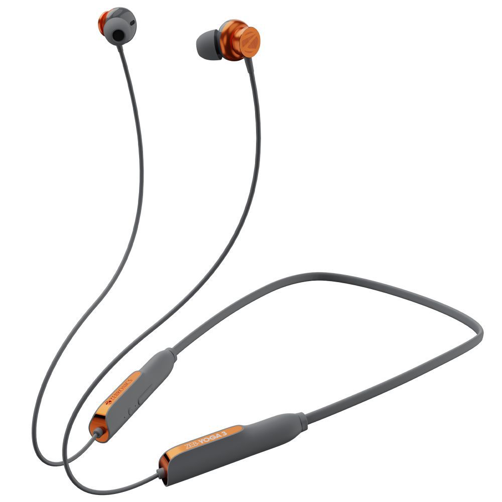 Buy Zebronics Zeb Yoga 3 Wireless Bluetooth Neckband Orange Online