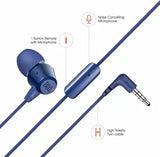 JBL EARPHONE WITH MIC T50HI Blue
