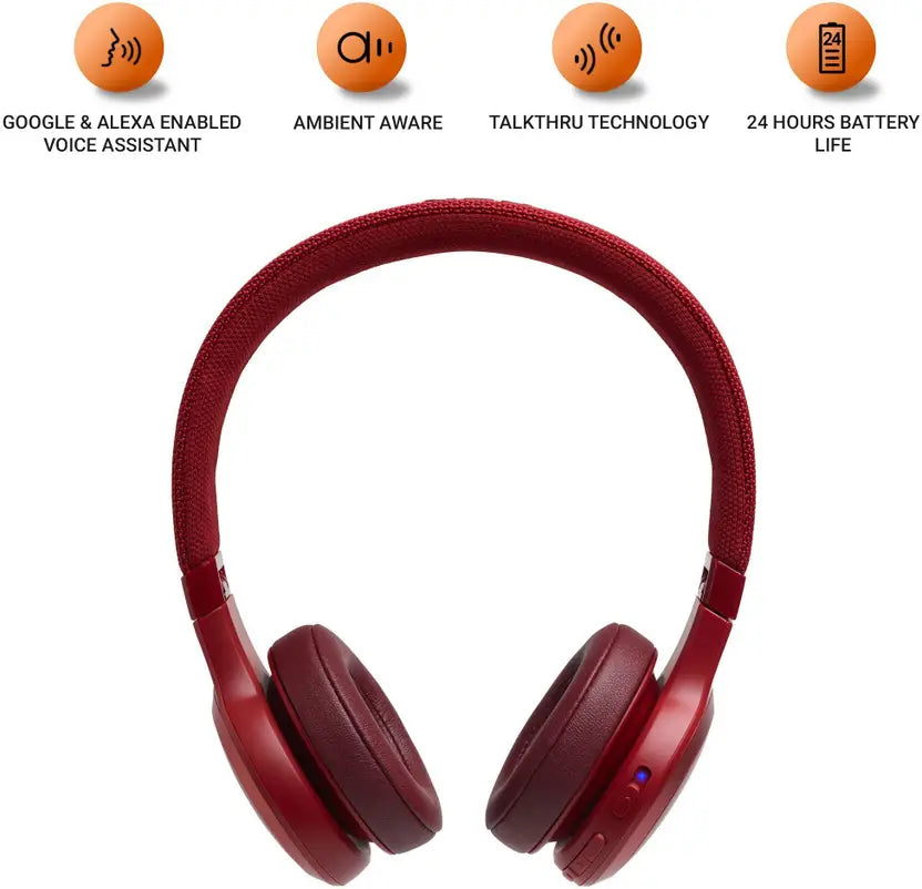 JBL BT HEADPHONE LIVE400 RD