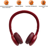 JBL BT HEADPHONE LIVE400 RD