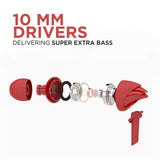 boAt Bassheads 100 in Ear Wired Earphones with Mic