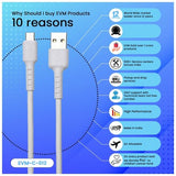 EVM - C012 TYPE C DATA CABLE (Black)