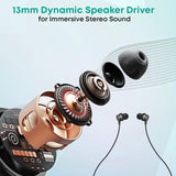 pTron InTunes Classic Bluetooth 5.2 Wireless in-Ear Headphones with Mic, 24H Playback, 13mm Driver, Fast Charging Type-C Neckband, Dual Pairing, Voice Assist & IPX4 Water Resistant (Jet Black/Green)