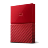 Western Digital 1 TB My Passport External Portable Hard Disk Drive (HDD), USB 3.0, Red, WDBYNN0010BRD