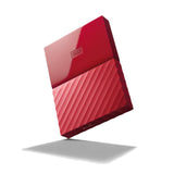 Western Digital 1 TB My Passport External Portable Hard Disk Drive (HDD), USB 3.0, Red, WDBYNN0010BRD