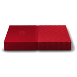 Western Digital 1 TB My Passport External Portable Hard Disk Drive (HDD), USB 3.0, Red, WDBYNN0010BRD