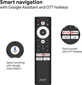 Acer Advanced I Series 139 cm (55 inch) Ultra HD (4K) LED Smart Google TV with Dolby Vision-Atmos, 36W Sound Output (AR55GR2851UDFL)