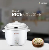 Candes Aroma Easy Cook Electric Rice Cooker with Steaming Feature