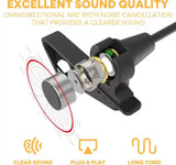 MAONO AU-400 Lavalier Auxiliary Omnidirectional Microphone (Black)