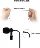 MAONO AU-XLR20 XLR Lavalier Collar Microphone, Condenser Clip-on Mic for Audio , Recording Studio, YouTube Microphone
