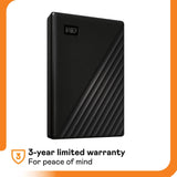 Western Digital WD 2TB My Passport Portable Hard Disk Drive, Compatible with Windows and Mac, External HDD-Black