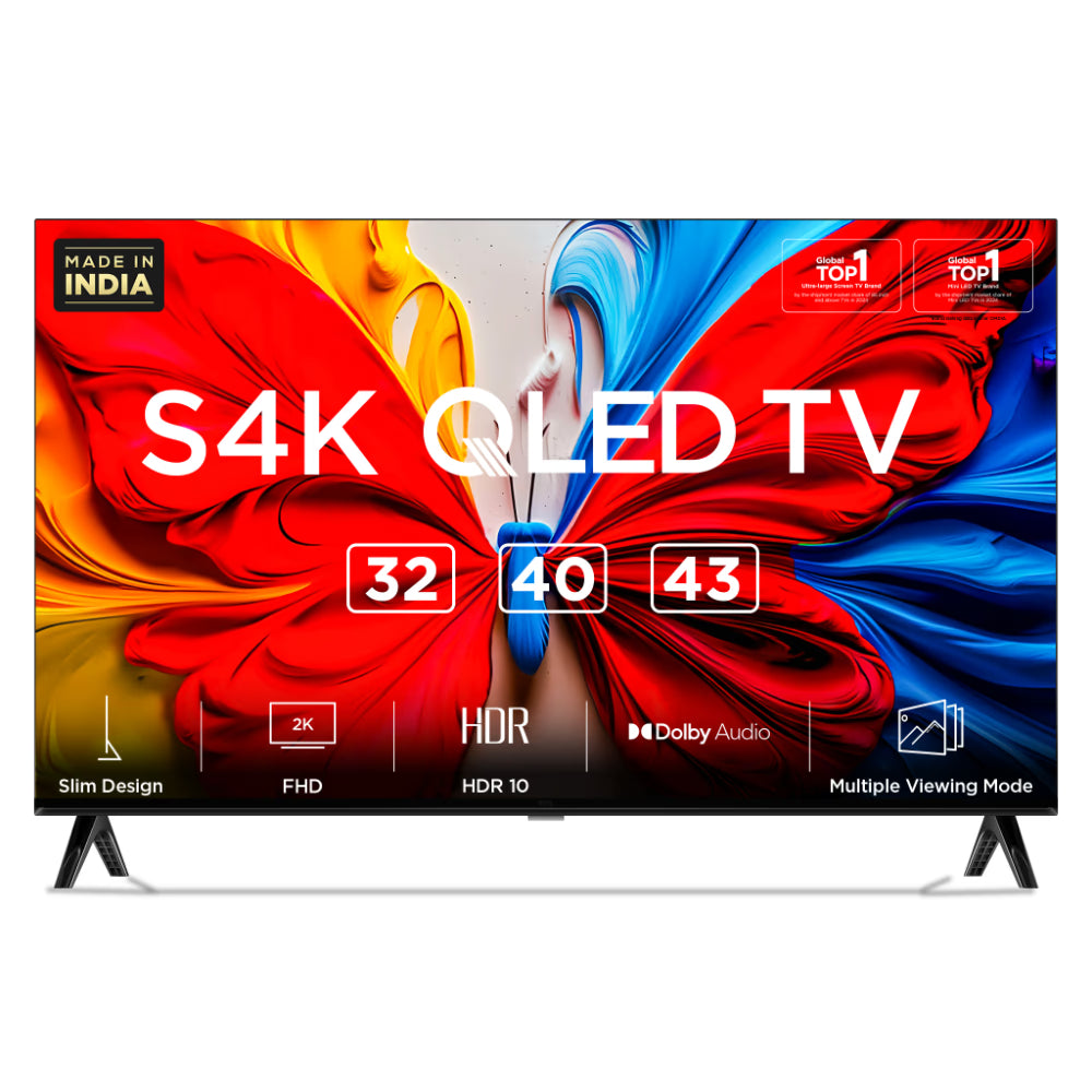 TCL 81.28 cm (32 inch) Full HD QLED Google TV, 32S5K