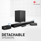 JBL Bar 9.1, Truly Wireless Soundbar with 9.1 (5.1.4) Channel, True Dolby Atmos