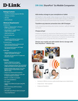D-Link SharePort Go Mobile Companion with Rechargeable Battery (DIR-506L)