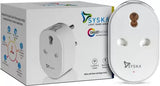 Syska MWP-003 Smart Wi-fi Plug with Power Meter 16Amp (White)