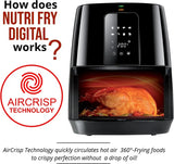 Inalsa Nutri Fry Digital with AirCrisp Technology Air Fryer (4 L)